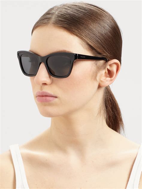 prada square cat eye sunglasses|Prada cat eye sunglasses polarized.